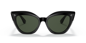 Oliver Peoples Laiya con montatura Nero e lenti  Verde - L'immagine 2
