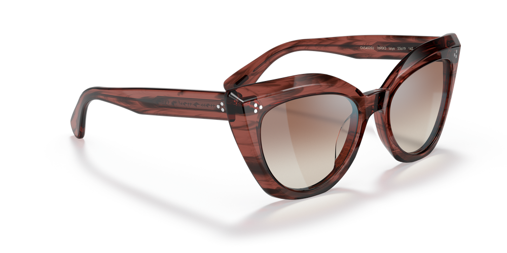 Oliver Peoples Laiya con montatura Fumo Merlot e lenti  Marrone - L'immagine 3
