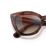 Oliver Peoples Laiya with Merlot Smoke frame and Brown lenses - Variant