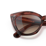 Oliver Peoples Laiya with Merlot Smoke frame and Brown lenses - Variant