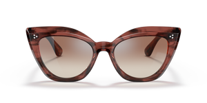 Sie Oliver Peoples Laiya mit Merlot Rauch Gestell und Braun Gläsern - Das Bild 2