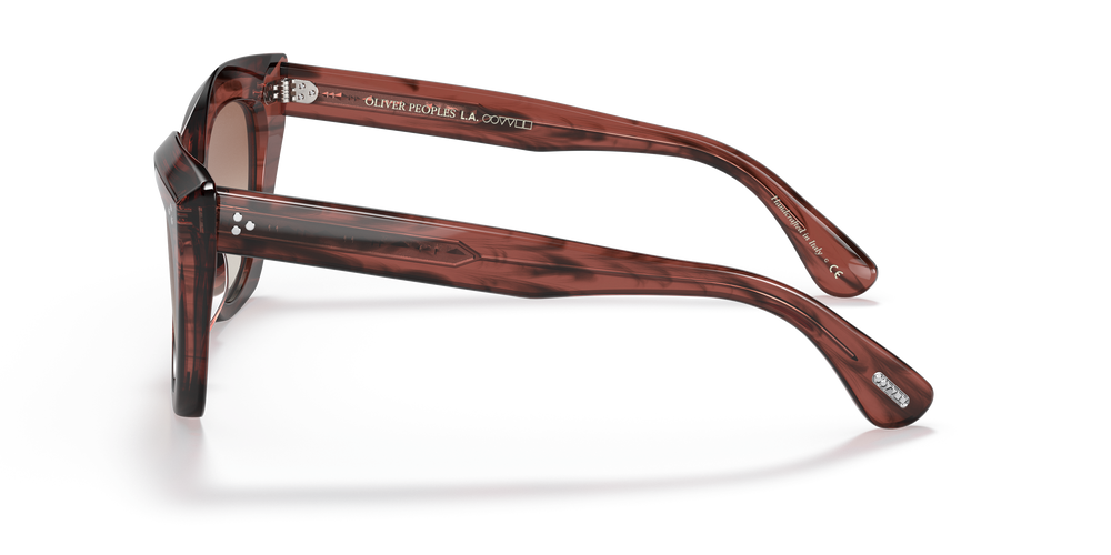 Oliver Peoples Laiya con montatura Fumo Merlot e lenti  Marrone - L'immagine 4