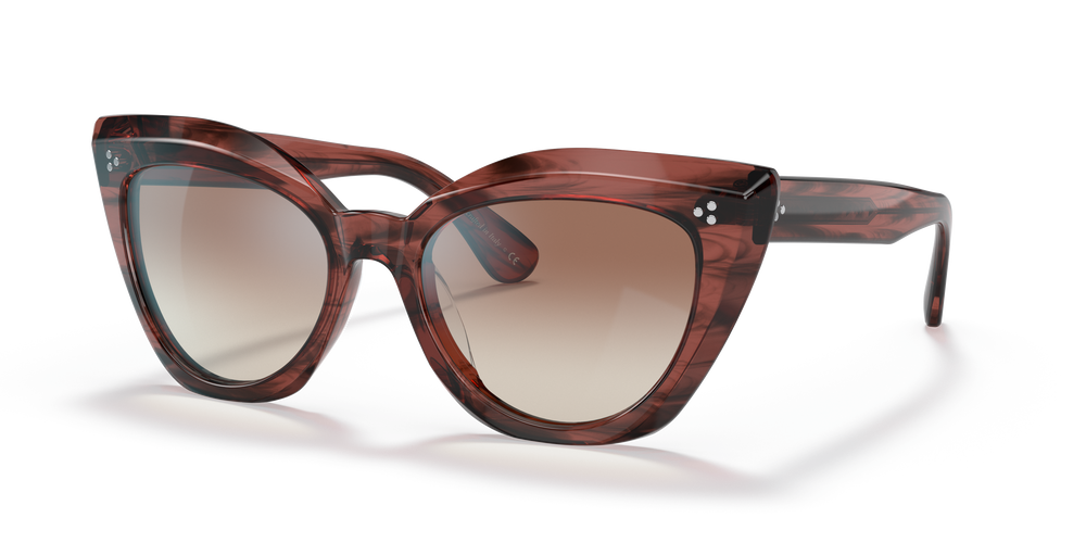 Oliver Peoples Laiya with Merlot Smoke frame and Brown lenses - Image 4