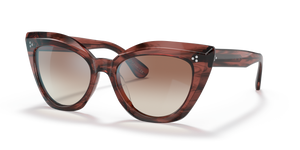 Oliver Peoples Laiya con montatura Fumo Merlot e lenti  Marrone - L'immagine 1