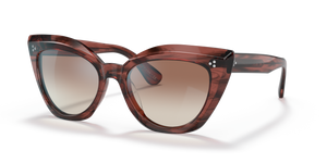 Oliver Peoples Laiya with Merlot Smoke frame and Brown lenses - image 1