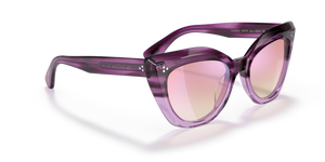 Sie Oliver Peoples Laiya mit Jacaranda Verlauf Gestell und Rosa Gläsern - Bild 3
