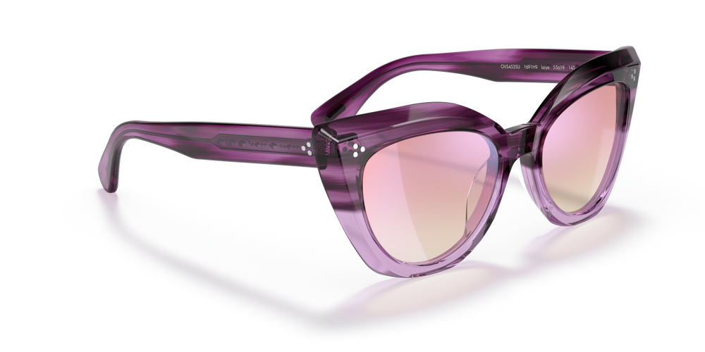 Oliver Peoples Laiya con montura Jacaranda degradado y lentes Rosa - imagen 3