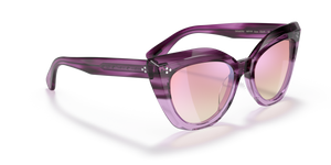 Oliver Peoples Laiya con montura Jacaranda degradado y lentes Rosa - imagen 3