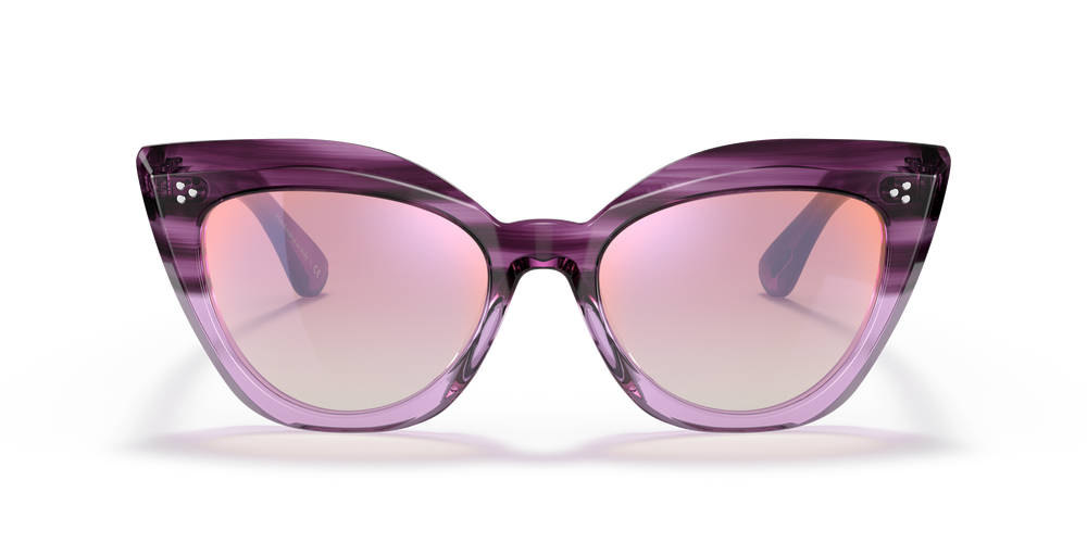 Sie Oliver Peoples Laiya mit Jacaranda Verlauf Gestell und Rosa Gläsern - Bild 2