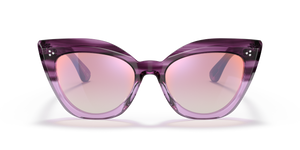 Sie Oliver Peoples Laiya mit Jacaranda Verlauf Gestell und Rosa Gläsern - Bild 2