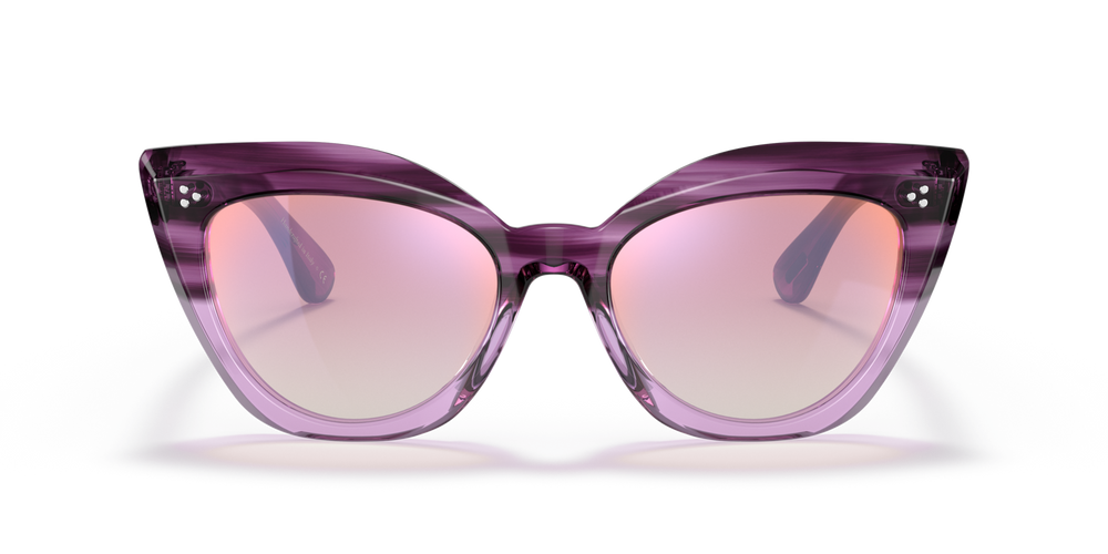 Oliver Peoples Laiya con montura Jacaranda degradado y lentes Rosa - imagen 2
