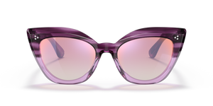 Oliver Peoples Laiya con montura Jacaranda degradado y lentes Rosa - imagen 2