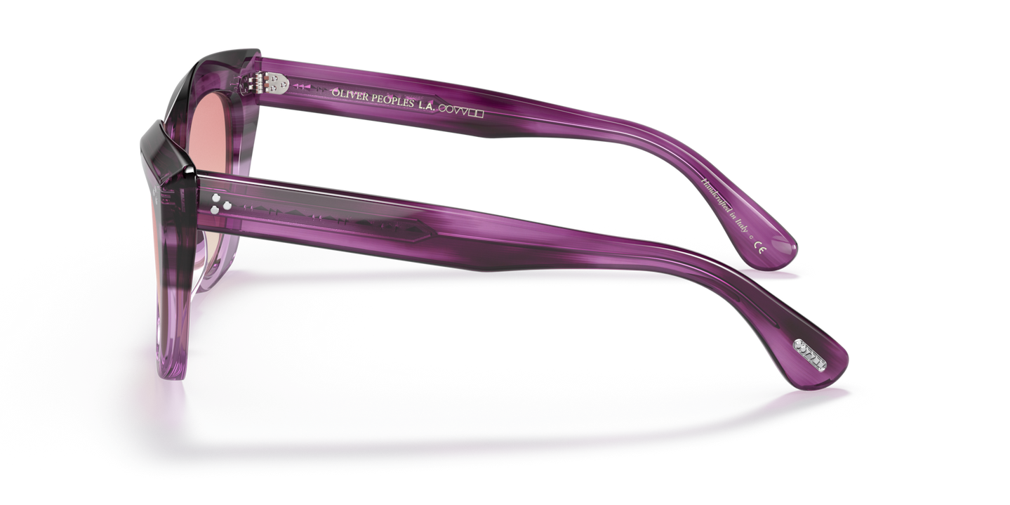 Oliver Peoples Laiya con montura Jacaranda degradado y lentes Rosa - Imagen Filigranas