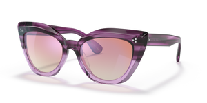 Oliver Peoples Laiya con montura Jacaranda degradado y lentes Rosa - imagen 1