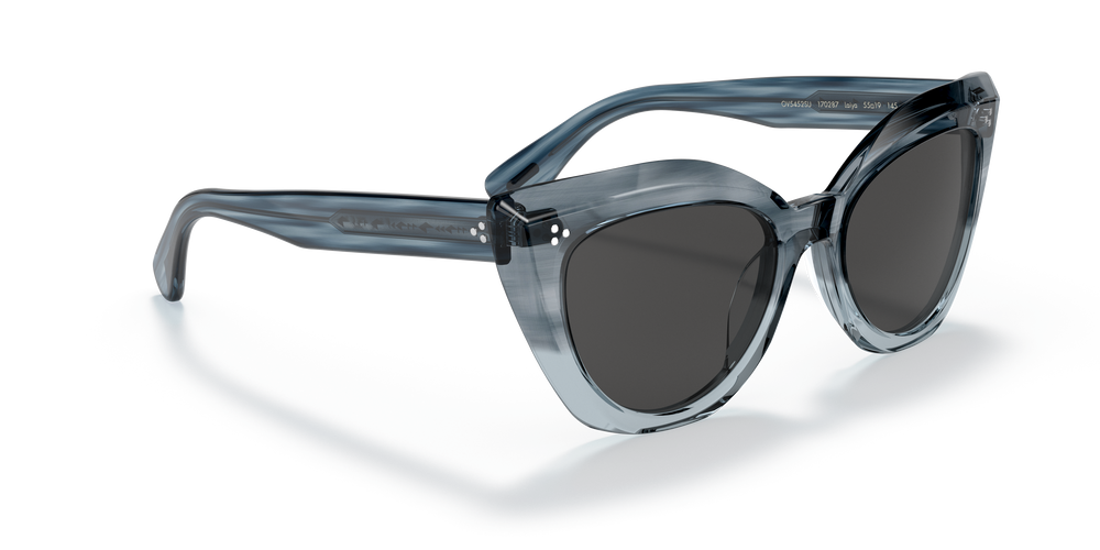 Sie Oliver Peoples Laiya mit Dusk Blue VSB Gestell und Grau Gläsern - Das Bild 3