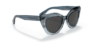 Sie Oliver Peoples Laiya mit Dusk Blue VSB Gestell und Grau Gläsern - Das Bild 3