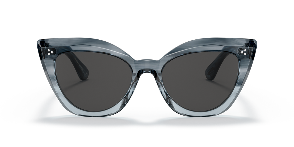 Sie Oliver Peoples Laiya mit Dusk Blue VSB Gestell und Grau Gläsern - Das Bild 2