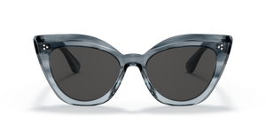 Sie Oliver Peoples Laiya mit Dusk Blue VSB Gestell und Grau Gläsern - Das Bild 2