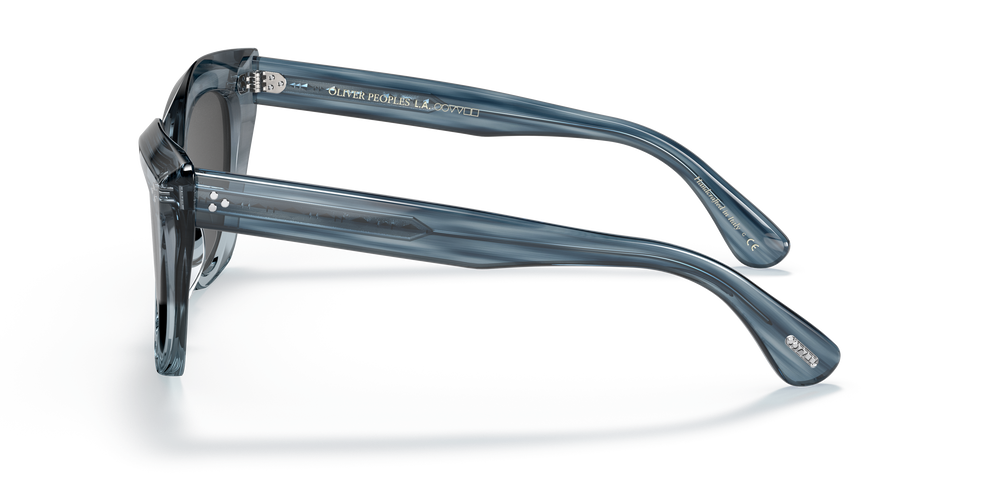 Sie Oliver Peoples Laiya mit Dusk Blue VSB Gestell und Grau Gläsern - Das Bild 4
