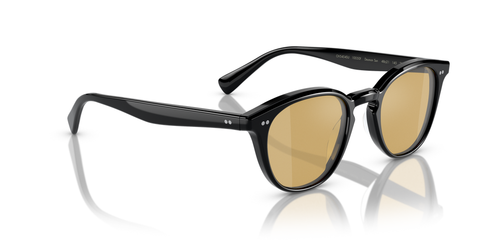 Sie Oliver Peoples Desmon Sun Limited Edition mit Schwarz Gestell und Gelb Gläsern - bild 3
