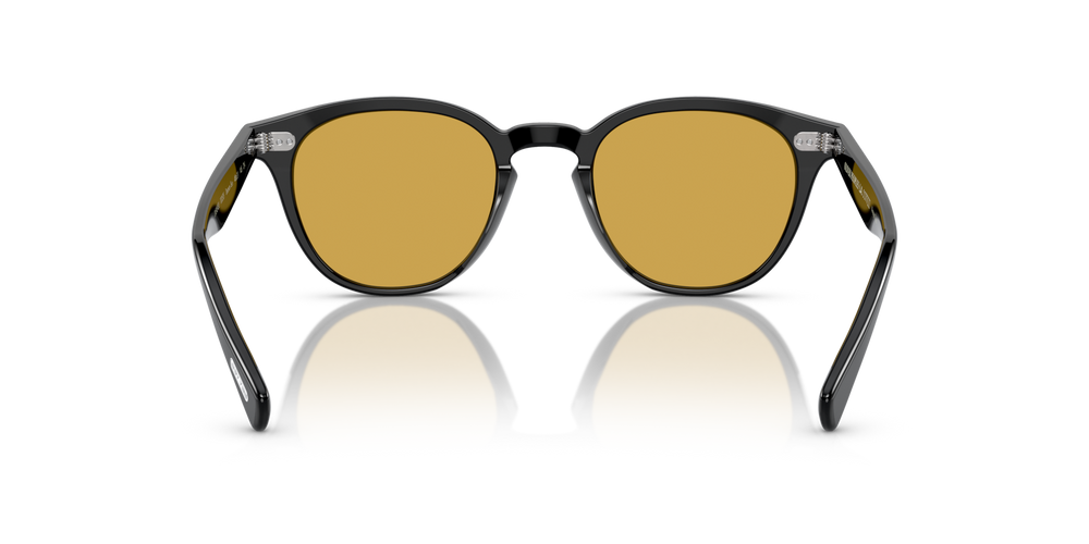 Sie Oliver Peoples Desmon Sun Limited Edition mit Schwarz Gestell und Gelb Gläsern - bild 5