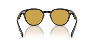 Sie Oliver Peoples Desmon Sun Limited Edition mit Schwarz Gestell und Gelb Gläsern - Das Bild 5