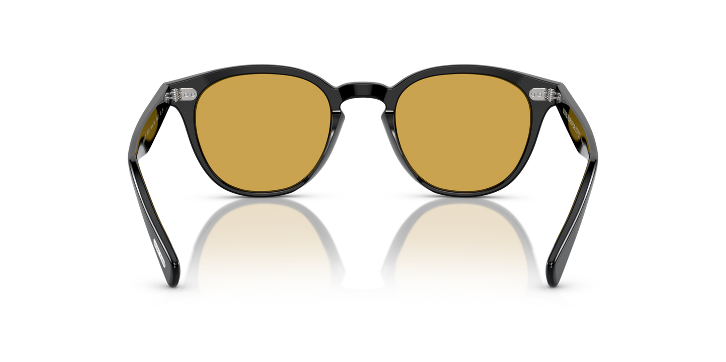Oliver Peoples Desmon Sun Limited Edition with Black frame and Yellow lenses - Image Nosepads