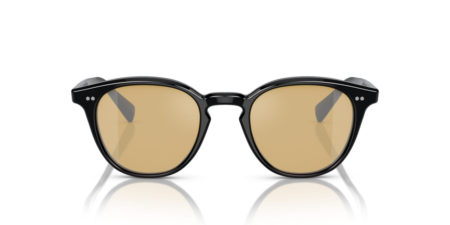 Oliver Peoples Desmon Sun Limited Edition with Black frame and Yellow lenses - Image Lenses