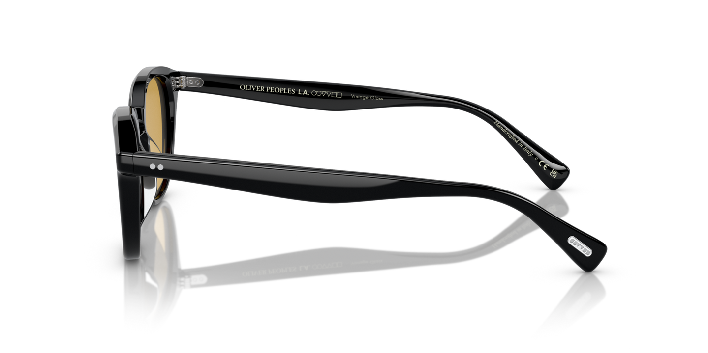 Oliver Peoples Desmon Sun Limited Edition with Black frame and Yellow lenses - Image Genuine Pins