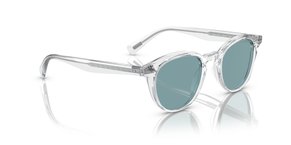 Oliver Peoples Desmon Sun with Crystal frame and Green lenses - Image 3