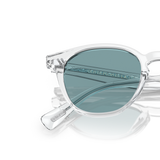 Oliver Peoples Desmon Sun with Crystal frame and Green lenses - Variant