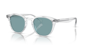 Oliver Peoples Desmon Sun with Crystal frame and Green lenses - image 1