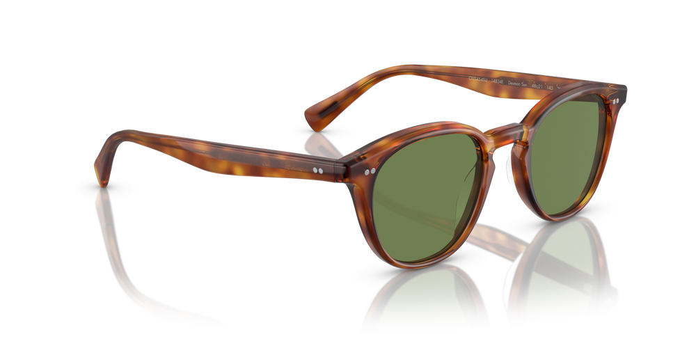 Oliver Peoples Desmon Sun with Semi-Matte LBR frame and Green lenses - image 3