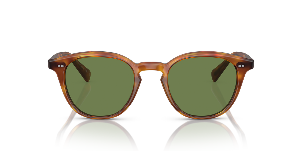 Oliver Peoples Desmon Sun with Semi-Matte LBR frame and Green lenses - Image 2