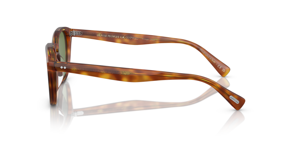 Oliver Peoples Desmon Sun with Semi-Matte LBR frame and Green lenses - Image 4