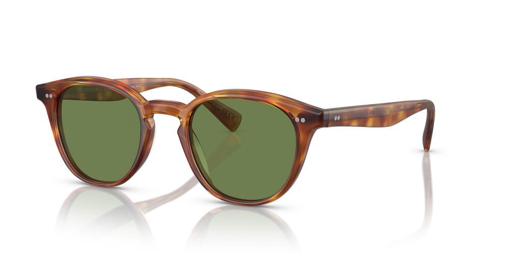 Oliver Peoples Desmon Sun with Semi-Matte LBR frame and Green lenses - image 1