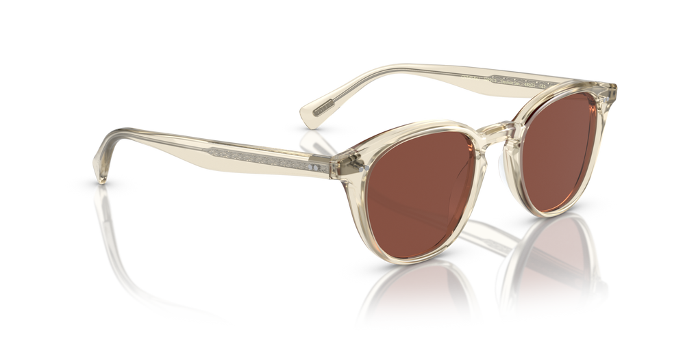 Oliver Peoples Desmon Sun Limited Edition with Pale Citrine frame and Red lenses - image 3