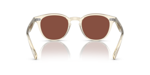 Oliver Peoples Desmon Sun Limited Edition with Pale Citrine frame and Red lenses - image 5