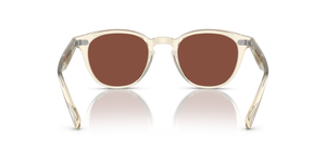 Oliver Peoples Desmon Sun Limited Edition con montura Cetrino Pálido y lentes Rojo - imagen 5