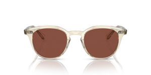 Oliver Peoples Desmon Sun Limited Edition with Pale Citrine frame and Red lenses - image 2