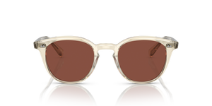 Oliver Peoples Desmon Sun Limited Edition avec une monture Citrine pâle et des verres Rouge - image 2