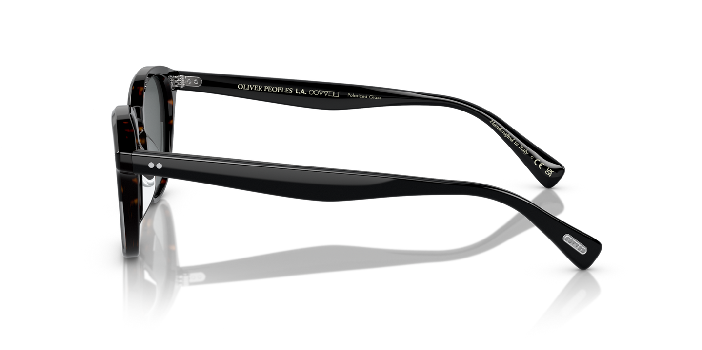 Oliver Peoples Desmon Sun con montatura Nero sfumato 362 e lenti  Grigio - Immagine Perni