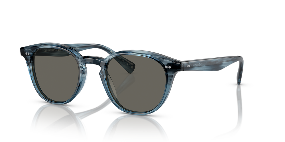 Oliver Peoples Desmon Sun with Dark Blue VSB frame and Grey lenses - Image 4
