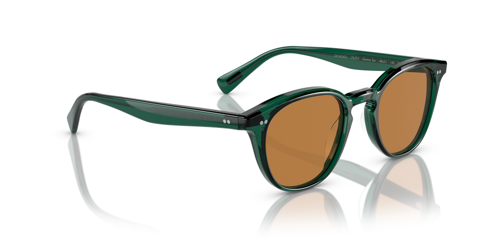 Oliver Peoples Desmon Sun Limited Edition with Translucent Dark Teal frame and Brown lenses - Image 3