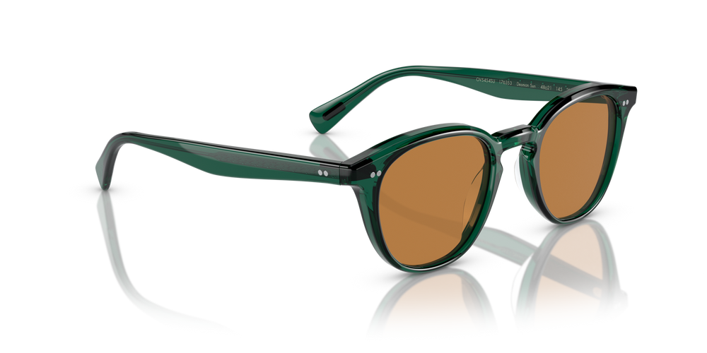 Oliver Peoples Desmon Sun Limited Edition avec une monture Turquoise foncé translucide et des verres Brun - image 3
