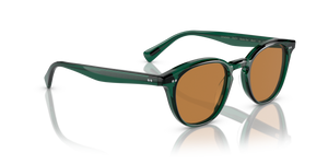 Oliver Peoples Desmon Sun Limited Edition avec une monture Turquoise foncé translucide et des verres Brun - image 3