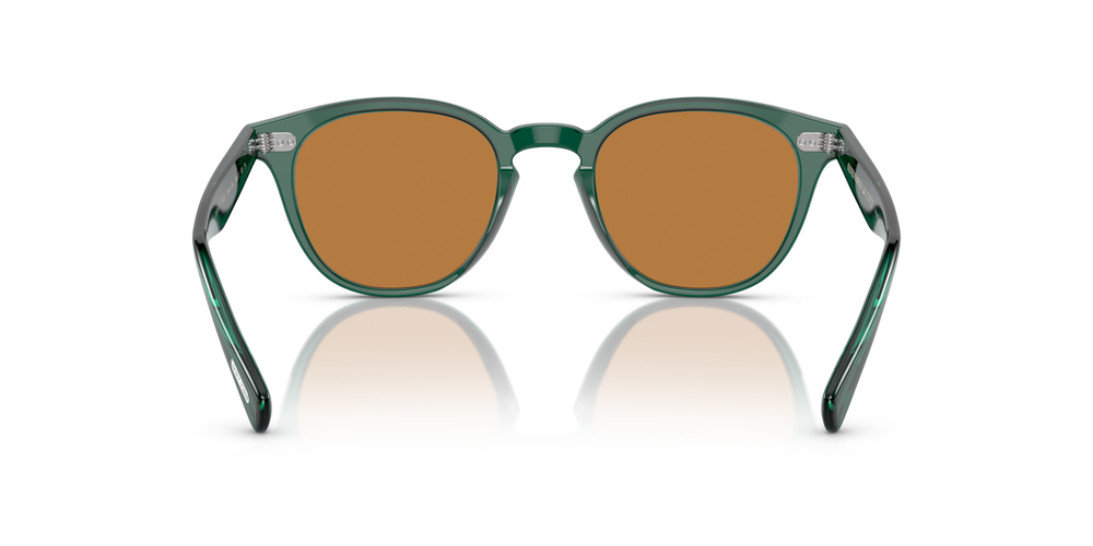 Oliver Peoples Desmon Sun Limited Edition avec une monture Turquoise foncé translucide et des verres Brun - image 5
