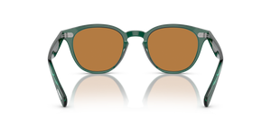 Oliver Peoples Desmon Sun Limited Edition avec une monture Turquoise foncé translucide et des verres Brun - image 5