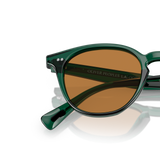Oliver Peoples Desmon Sun Limited Edition with Translucent Dark Teal frame and Brown lenses - Variant