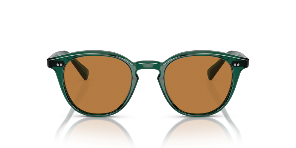 Oliver Peoples Desmon Sun Limited Edition avec une monture Turquoise foncé translucide et des verres Brun - image 2